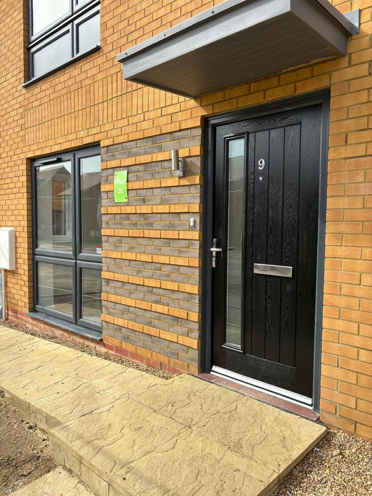Glenvale Park, Wellingborough: external view of the Stonewater scheme captured during construction