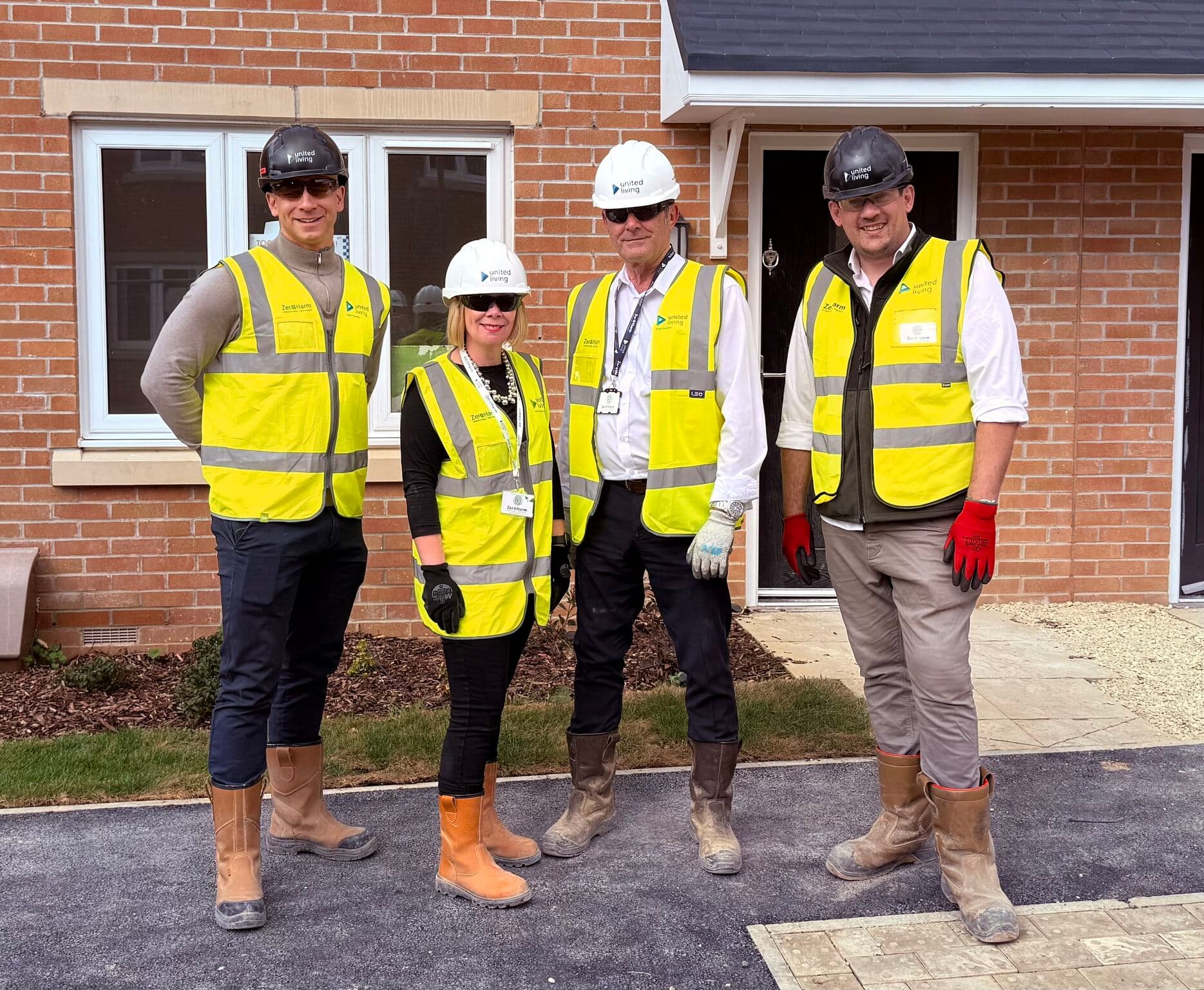 Project team at The Falcons, Carterton, on handover