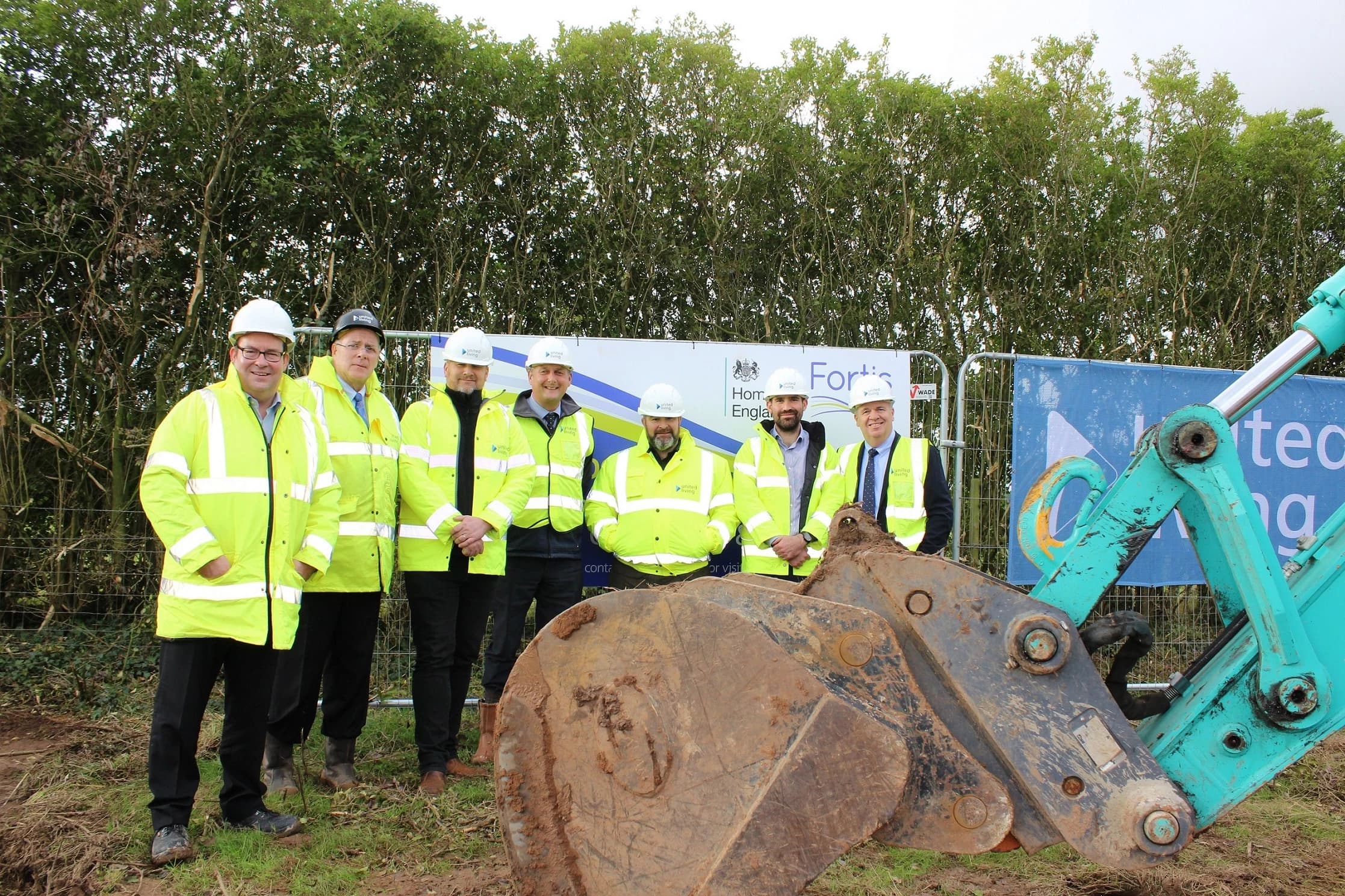 Project team at Oldbury Road, Worcester, on practical completion