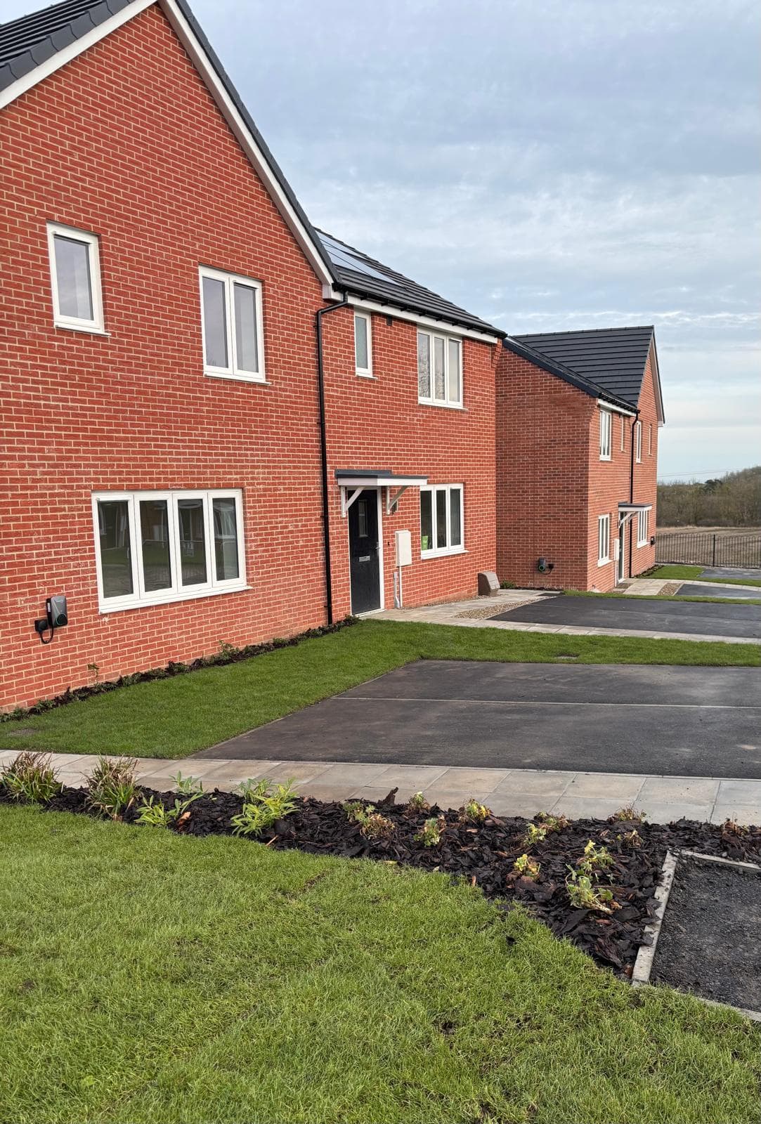 Seaview Walk, Murton: in-progress site photo of the 49-home affordable development for Karbon Homes